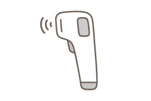 1.来院時の体温測定