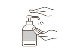 3.来院時の手指消毒